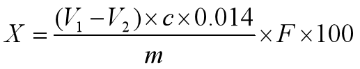 蛋白質(zhì)含量的計(jì)算公式